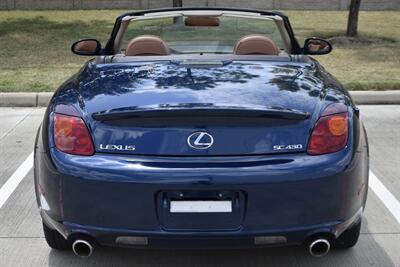 2002 Lexus SC 430 CONVERTIBLE NAV HTD STS LOW MILES CLEAN   - Photo 23 - Stafford, TX 77477