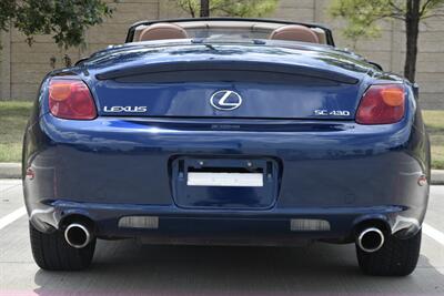 2002 Lexus SC 430 CONVERTIBLE NAV HTD STS LOW MILES CLEAN   - Photo 21 - Stafford, TX 77477