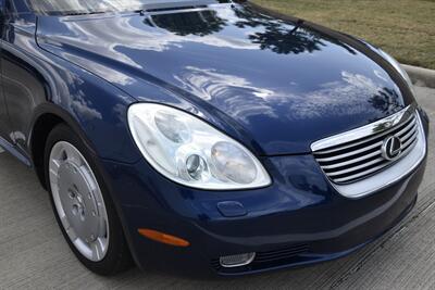 2002 Lexus SC 430 CONVERTIBLE NAV HTD STS LOW MILES CLEAN   - Photo 12 - Stafford, TX 77477