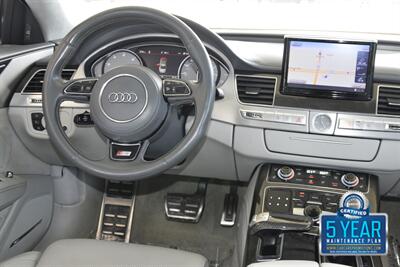 2013 Audi S8 4.0T QUATTRO TOP LOADED NAV BK/CAM HTD/AC SEATS   - Photo 25 - Stafford, TX 77477