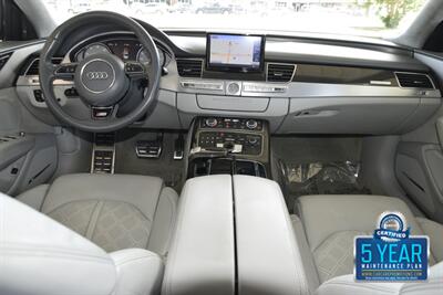 2013 Audi S8 4.0T QUATTRO TOP LOADED NAV BK/CAM HTD/AC SEATS   - Photo 27 - Stafford, TX 77477