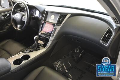 2014 INFINITI Q50 PREMIUM NAV ROOF BK/CAM HTD STS HWY MILE NEW TRADE   - Photo 31 - Stafford, TX 77477