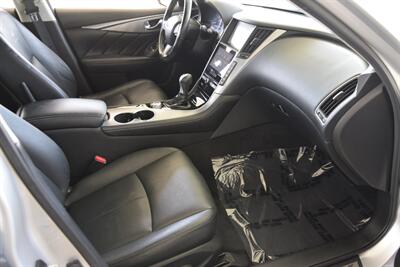 2014 INFINITI Q50 PREMIUM NAV ROOF BK/CAM HTD STS HWY MILE NEW TRADE   - Photo 33 - Stafford, TX 77477