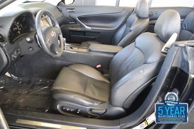 2010 Lexus IS 250 CONVERTIBLE NAV HTD SEATS NEW CAR TRADE NICE   - Photo 28 - Stafford, TX 77477