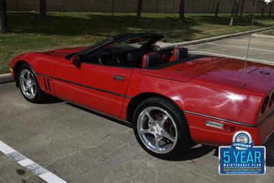 1987 Chevrolet Corvette CONVERTIBLE GREAT CONDITION 6SPD MANUAL 21K MILES   - Photo 15 - Stafford, TX 77477