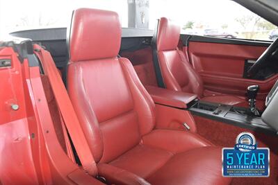 1987 Chevrolet Corvette CONVERTIBLE GREAT CONDITION 6SPD MANUAL 21K MILES   - Photo 28 - Stafford, TX 77477