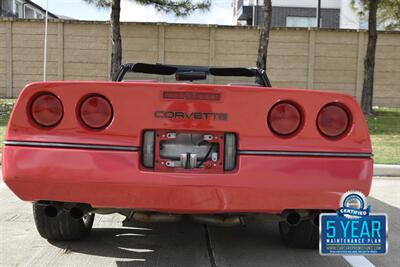 1987 Chevrolet Corvette CONVERTIBLE GREAT CONDITION 6SPD MANUAL 21K MILES   - Photo 20 - Stafford, TX 77477