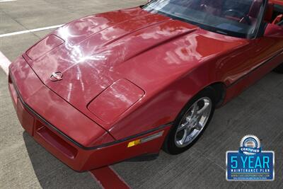 1987 Chevrolet Corvette CONVERTIBLE GREAT CONDITION 6SPD MANUAL 21K MILES   - Photo 10 - Stafford, TX 77477