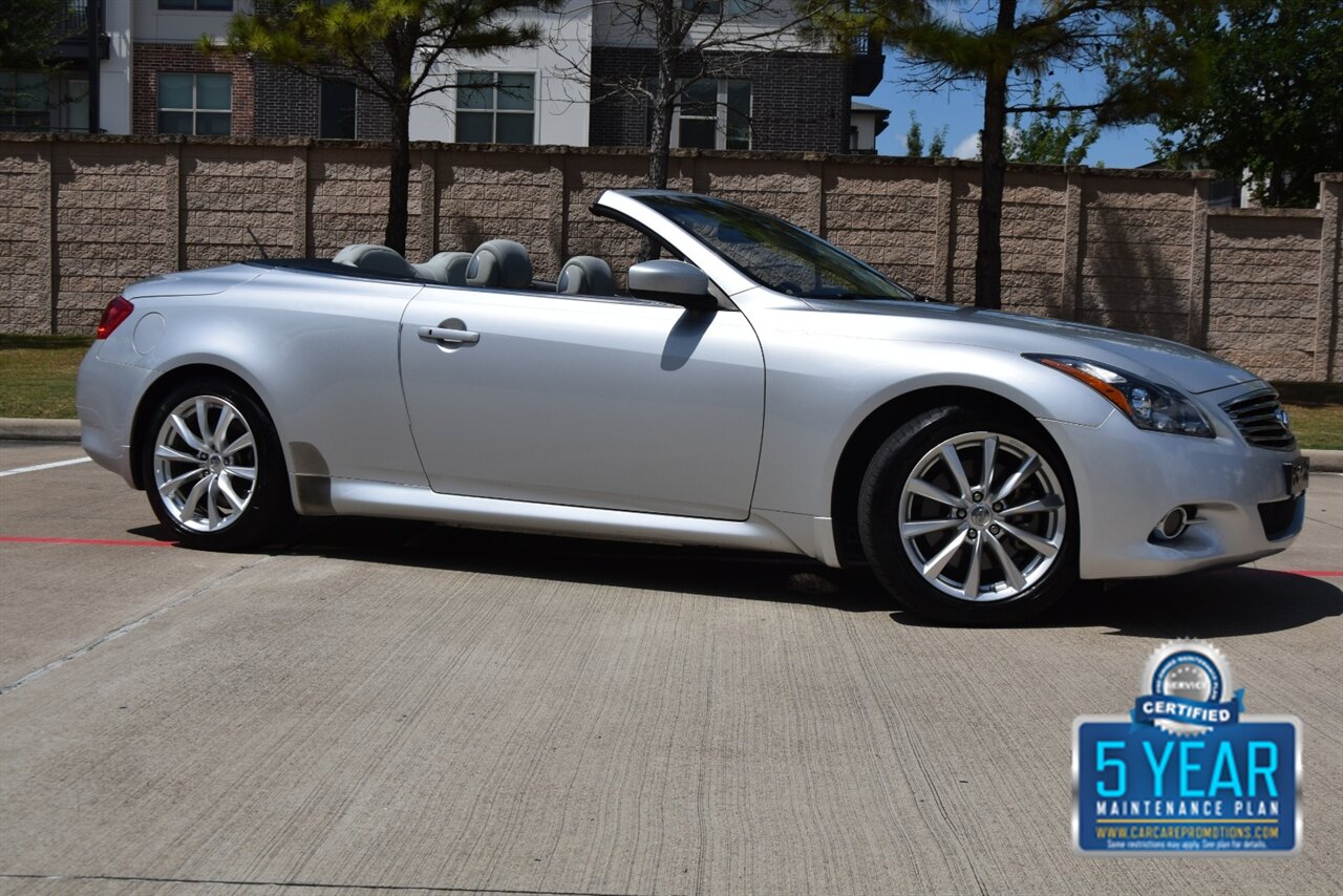 2013 INFINITI G37 CONVERTIBLE GREAT CONDITION FRESH TRADE LADY OWNED   - Photo 1 - Stafford, TX 77477