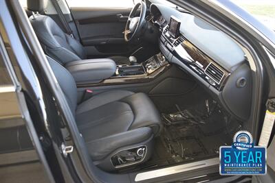 2011 Audi A8 L quattro NAV BK/CAM RECLINE SEAT REAR DVD CLEAN   - Photo 32 - Stafford, TX 77477