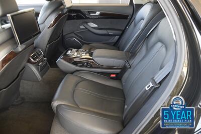 2011 Audi A8 L quattro NAV BK/CAM RECLINE SEAT REAR DVD CLEAN   - Photo 37 - Stafford, TX 77477