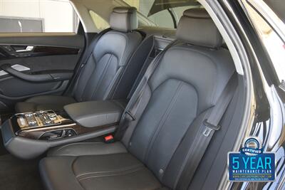 2011 Audi A8 L quattro NAV BK/CAM RECLINE SEAT REAR DVD CLEAN   - Photo 39 - Stafford, TX 77477