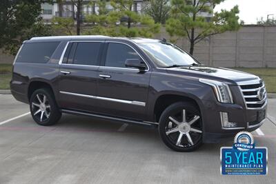 2015 Cadillac Escalade ESV Premium NAV ROOF REAR DVD SADDLE INT CLEAN   - Photo 1 - Stafford, TX 77477