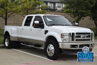 2008 Ford F-450 KING RANCH DIESEL 4X4 DUALLY NAV BK/CAM ROOF CLEAN   - Photo 4 - Stafford, TX 77477