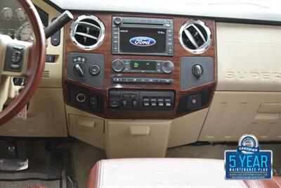 2008 Ford F-450 KING RANCH DIESEL 4X4 DUALLY NAV BK/CAM ROOF CLEAN   - Photo 26 - Stafford, TX 77477