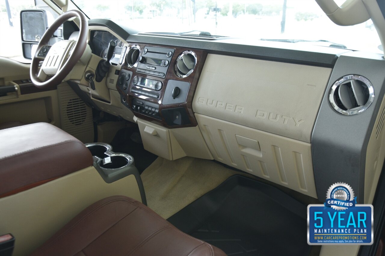 2008 Ford F-450 SUPER DUTY KING RANCH DIESEL 4X4 47K MILE TX TRUCK   - Photo 29 - Stafford, TX 77477