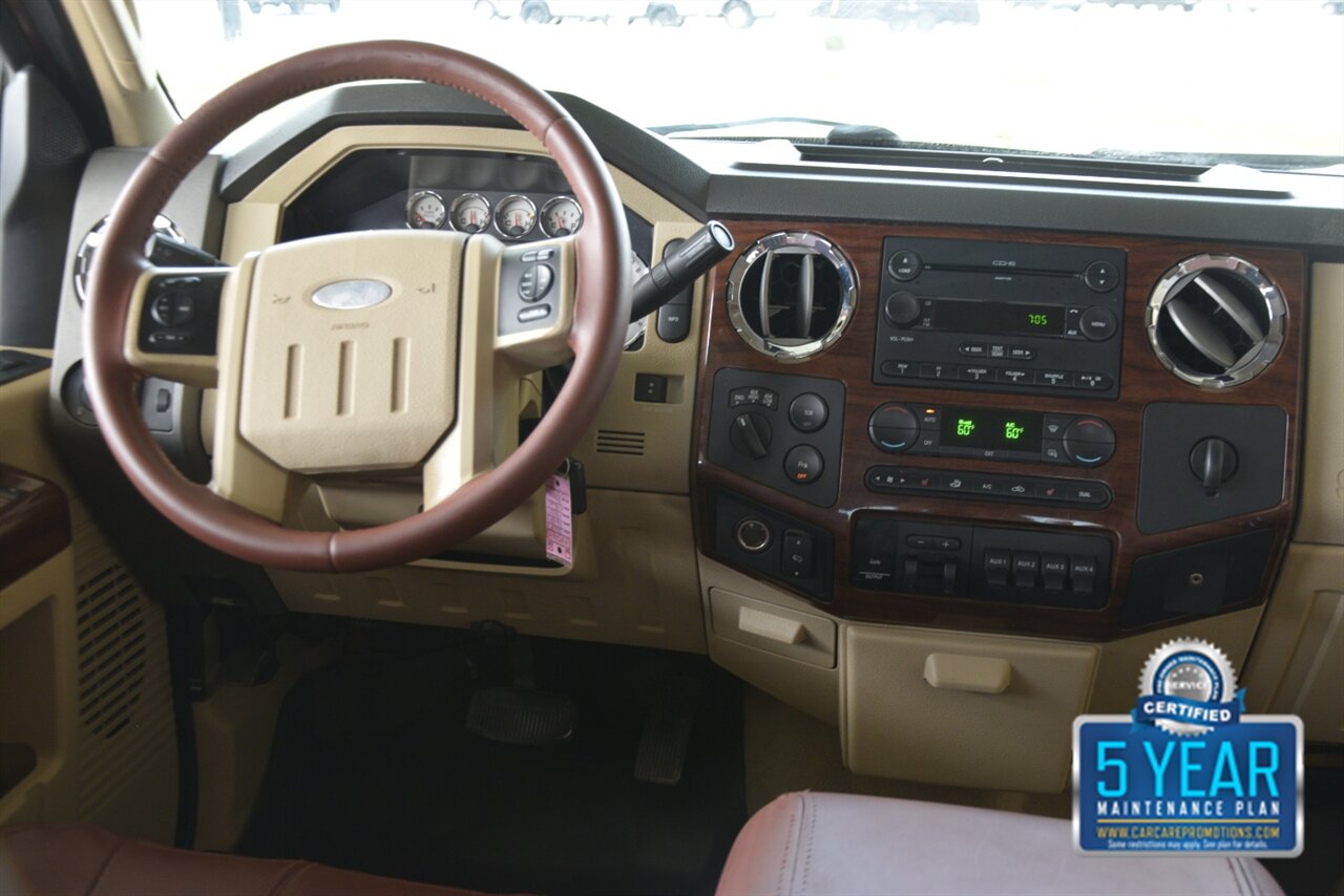 2008 Ford F-450 SUPER DUTY KING RANCH DIESEL 4X4 47K MILE TX TRUCK   - Photo 24 - Stafford, TX 77477
