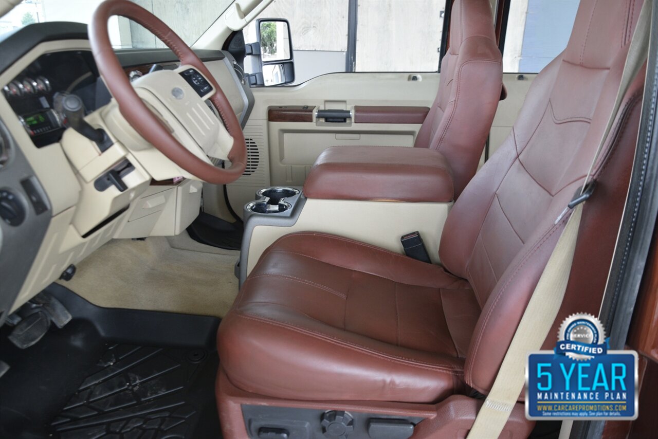 2008 Ford F-450 SUPER DUTY KING RANCH DIESEL 4X4 47K MILE TX TRUCK   - Photo 30 - Stafford, TX 77477