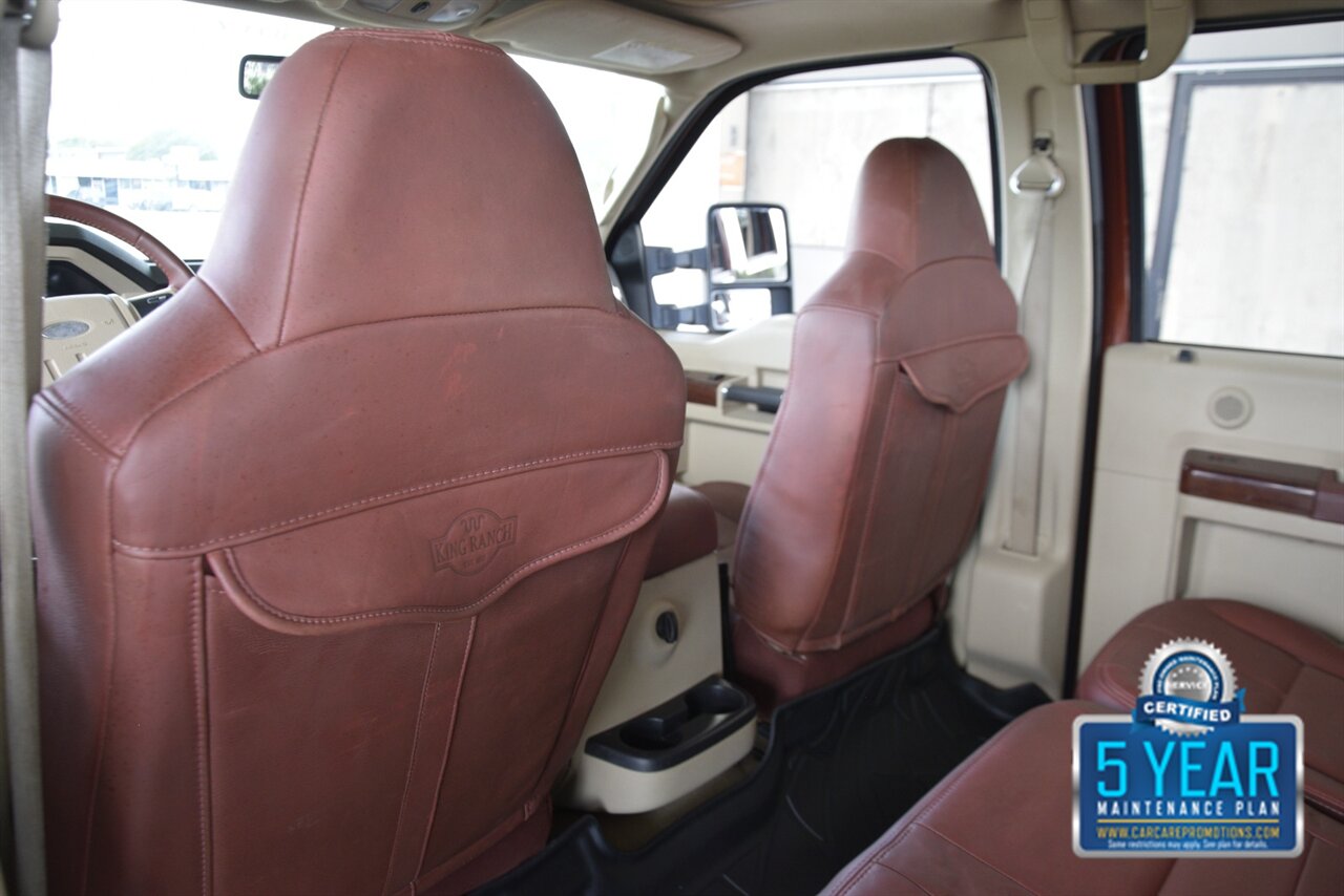 2008 Ford F-450 SUPER DUTY KING RANCH DIESEL 4X4 47K MILE TX TRUCK   - Photo 34 - Stafford, TX 77477