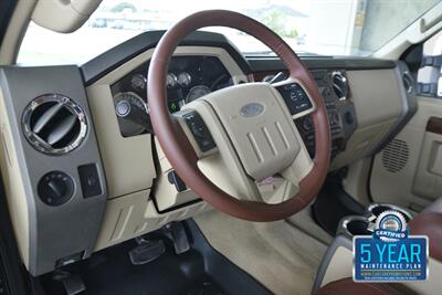 2008 Ford F-450 SUPER DUTY KING RANCH DIESEL 4X4 47K MILE TX TRUCK   - Photo 28 - Stafford, TX 77477