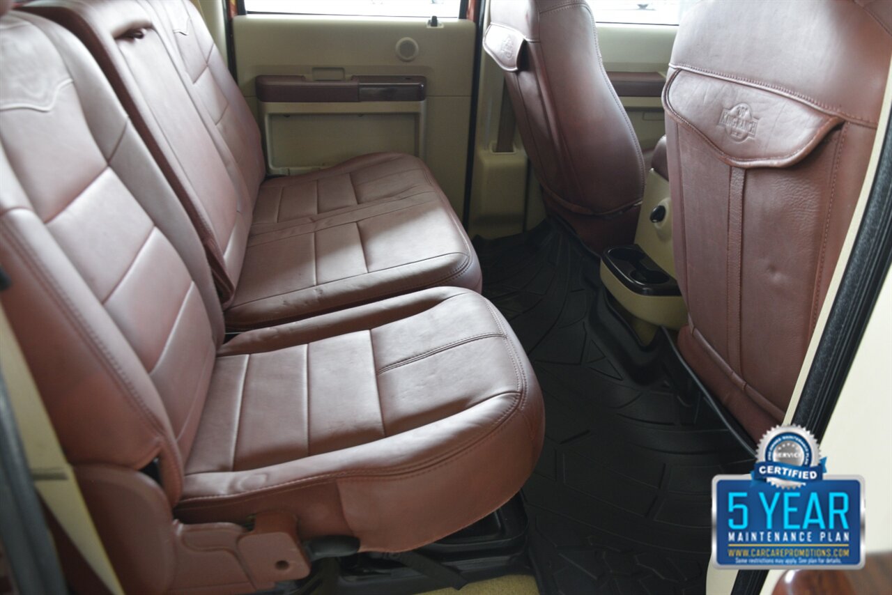 2008 Ford F-450 SUPER DUTY KING RANCH DIESEL 4X4 47K MILE TX TRUCK   - Photo 37 - Stafford, TX 77477