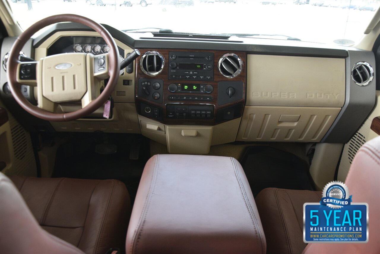 2008 Ford F-450 SUPER DUTY KING RANCH DIESEL 4X4 47K MILE TX TRUCK   - Photo 26 - Stafford, TX 77477