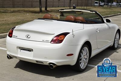 2005 Lexus SC 430 CONVERTIBLE NAV HTD STS HWY MILES CLEAN   - Photo 16 - Stafford, TX 77477