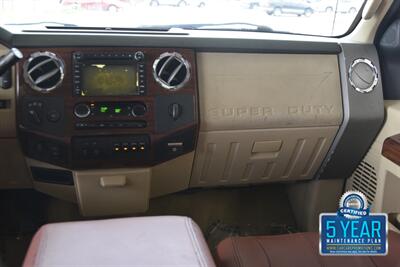 2009 Ford F-250 SUPER DUTY KING RANCH DIESEL 4X4 LIFTED TX TRUCK   - Photo 25 - Stafford, TX 77477