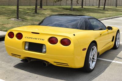 2002 Chevrolet Corvette Z06 52K LOW MILES MILLENNIUM YELLOW/BLK CHRM WHLS   - Photo 14 - Stafford, TX 77477