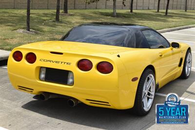 2002 Chevrolet Corvette Z06 52K LOW MILES MILLENNIUM YELLOW/BLK CHRM WHLS   - Photo 14 - Stafford, TX 77477