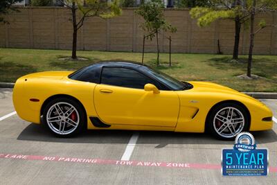 2002 Chevrolet Corvette Z06 52K LOW MILES MILLENNIUM YELLOW/BLK CHRM WHLS   - Photo 13 - Stafford, TX 77477