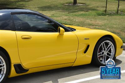 2002 Chevrolet Corvette Z06 52K LOW MILES MILLENNIUM YELLOW/BLK CHRM WHLS   - Photo 20 - Stafford, TX 77477