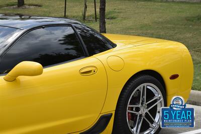 2002 Chevrolet Corvette Z06 52K LOW MILES MILLENNIUM YELLOW/BLK CHRM WHLS   - Photo 9 - Stafford, TX 77477