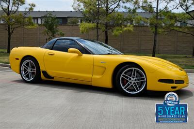 2002 Chevrolet Corvette Z06 52K LOW MILES MILLENNIUM YELLOW/BLK CHRM WHLS   - Photo 24 - Stafford, TX 77477