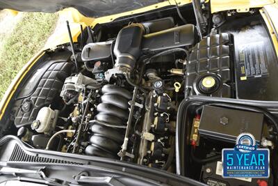 2002 Chevrolet Corvette Z06 52K LOW MILES MILLENNIUM YELLOW/BLK CHRM WHLS   - Photo 32 - Stafford, TX 77477