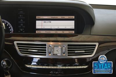 2013 Mercedes-Benz S 550 4MATIC PANO ROOF NAV BK/CAM FRESH TRADE NICE   - Photo 27 - Stafford, TX 77477