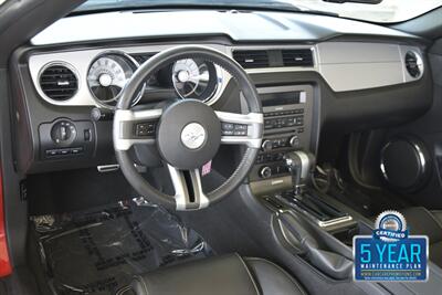2010 Ford Mustang GT PREMIUM AUTO CONV LTHR 46K LOW MILES CLEAN   - Photo 24 - Stafford, TX 77477