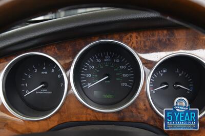 2005 Jaguar XKR SUPERCHARGED CONVERTIBLE 76K LOW MILES FRESH TRADE   - Photo 32 - Stafford, TX 77477