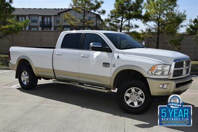 2012 RAM 3500 LARAMIE LONGHORN CUMMINS DIESEL 4X4 LTHR BK/CAM   - Photo 1 - Stafford, TX 77477