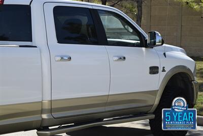 2012 RAM 3500 LARAMIE LONGHORN CUMMINS DIESEL 4X4 LTHR BK/CAM   - Photo 21 - Stafford, TX 77477