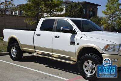 2012 RAM 3500 LARAMIE LONGHORN CUMMINS DIESEL 4X4 LTHR BK/CAM   - Photo 6 - Stafford, TX 77477