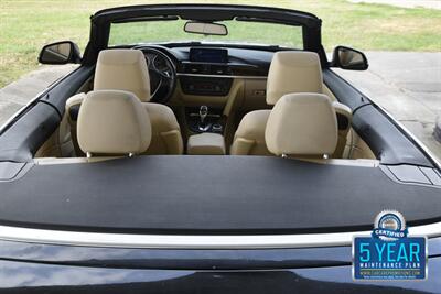 2017 BMW 430i CONVERTIBLE PREM PKG NAV HWY MILES LADY OWNED   - Photo 21 - Stafford, TX 77477