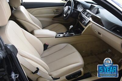 2017 BMW 430i CONVERTIBLE PREM PKG NAV HWY MILES LADY OWNED   - Photo 29 - Stafford, TX 77477
