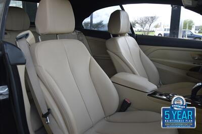 2017 BMW 430i CONVERTIBLE PREM PKG NAV HWY MILES LADY OWNED   - Photo 31 - Stafford, TX 77477