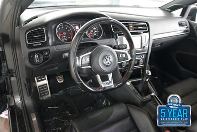 2016 Volkswagen Golf GTI S PERFORMANCE 6SPD MANUAL LTHR NAV HTD SEATS   - Photo 27 - Stafford, TX 77477