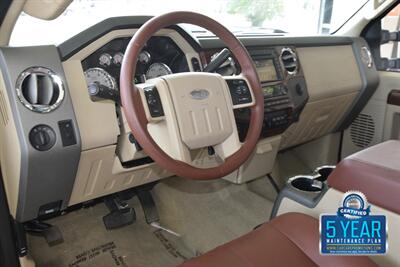 2008 Ford F-350 Super Duty KING RANCH CREW DIESEL 4X4 94K MILES   - Photo 27 - Stafford, TX 77477