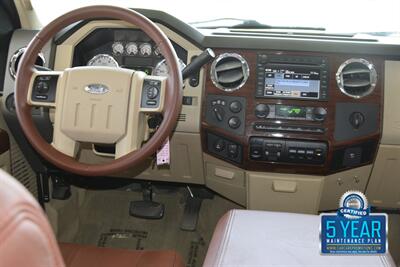 2008 Ford F-350 Super Duty KING RANCH CREW DIESEL 4X4 94K MILES   - Photo 23 - Stafford, TX 77477