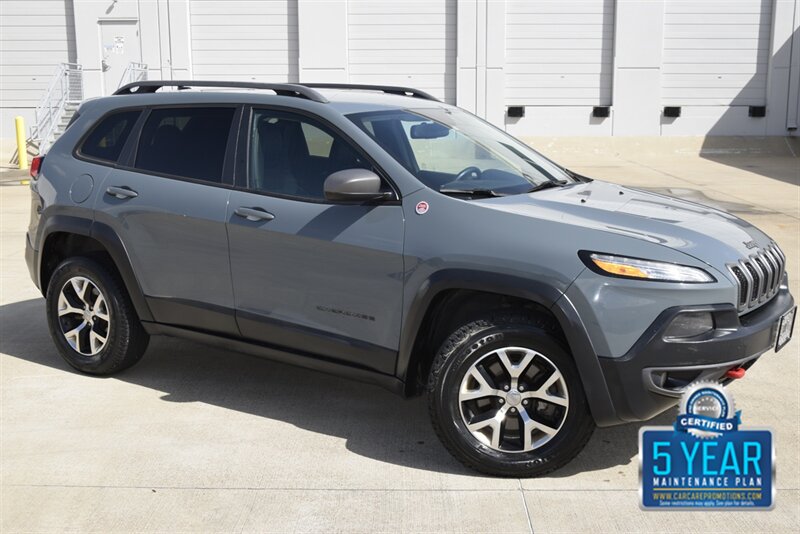 2015 Jeep Cherokee TRAILHAWK 4X4 LTHR NAV BK/CAM NEW CAR TRADE NICE  