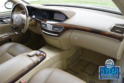 2007 Mercedes-Benz S 550 NAV ROOF HTD STS 73K LOW MILES NEW TRADE   - Photo 30 - Stafford, TX 77477