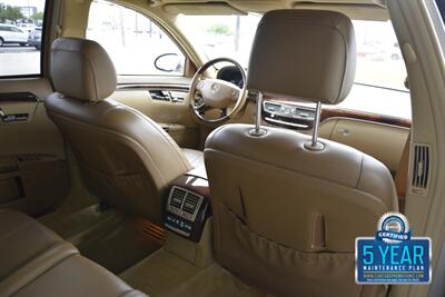 2007 Mercedes-Benz S 550 NAV ROOF HTD STS 73K LOW MILES NEW TRADE   - Photo 36 - Stafford, TX 77477